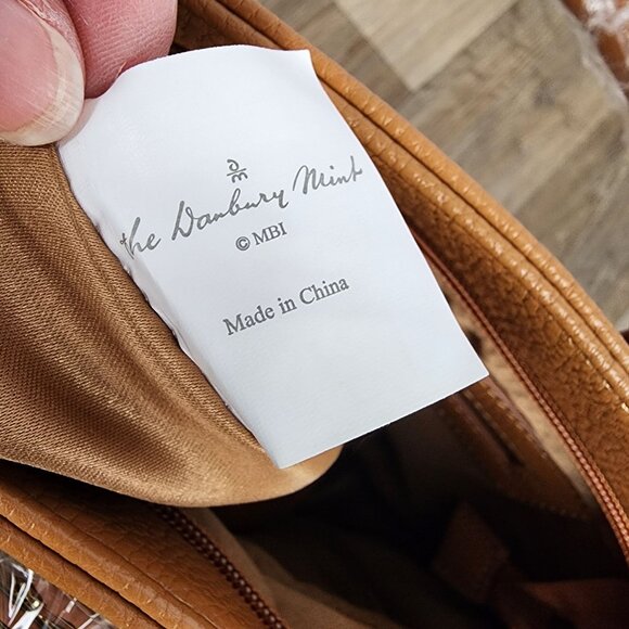 The Danbury‎ Mint Satchel Personalized Initials MM Women's Handbag Crossbody Bag - Picture 3 of 11